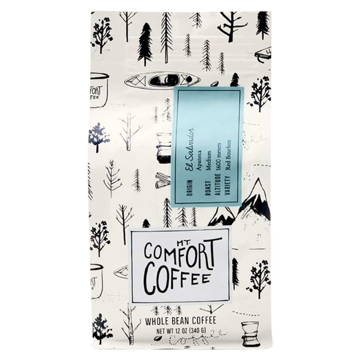 MT COMFORT COFFEE: El Salvador Medium Roast Whole Bean Coffee, 12 oz - #tag1# - #tag2#