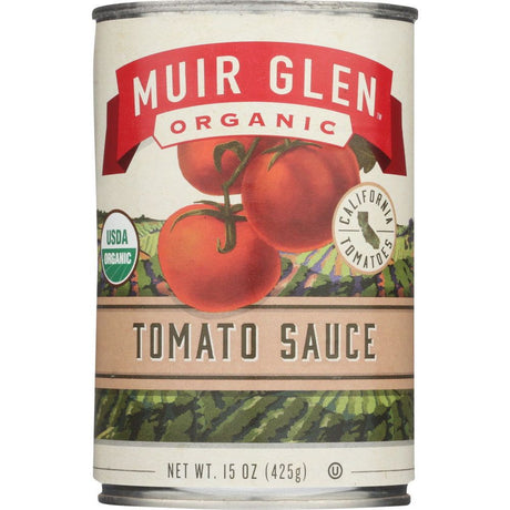 MUIR GLEN: Organic Tomato Sauce, 15 oz - Sunshine Co Op. - #tag1# - #tag2# - #tag3# - #tag4#