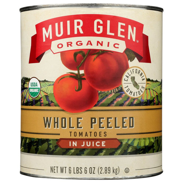 MUIR GLEN: Tomatoes Whole Peeled, 102 oz - #tag1# - #tag2#