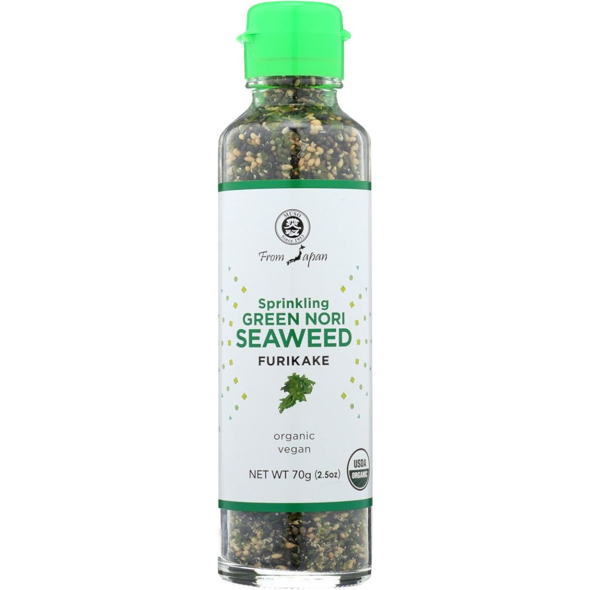 MUSO FROM JAPAN: Organic Sprinkling Furikake Seaweed, 2.5 oz - Sunshine Co Op. - #tag1# - #tag2# - #tag3# - #tag4#