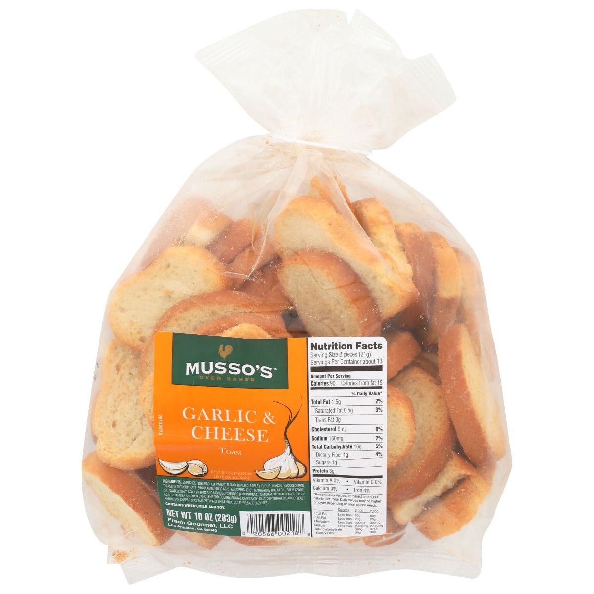 MUSSOS: Toast Grlc & Chs, 10 oz - #tag1# - #tag2#