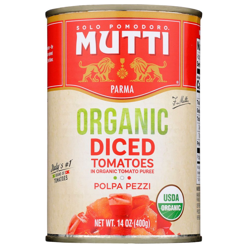 MUTTI: Tomatoes Diced Org, 14 oz - #tag1# - #tag2#