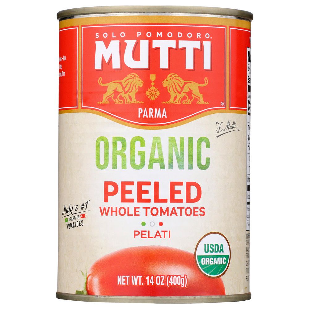 MUTTI: Tomatoes Whole Peeled Org, 14 oz - #tag1# - #tag2#