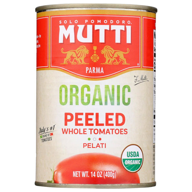 MUTTI: Tomatoes Whole Peeled Org, 14 oz - #tag1# - #tag2#