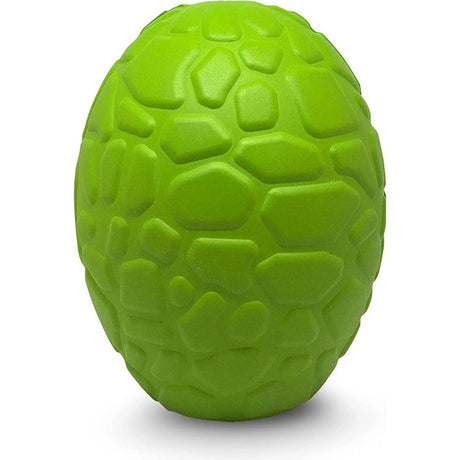 MUTTS KICK BUTT: Dinosaur Egg Durable Rubber Chew Dog Toy & Treat Dispenser, 1 ea - #tag1# - #tag2#