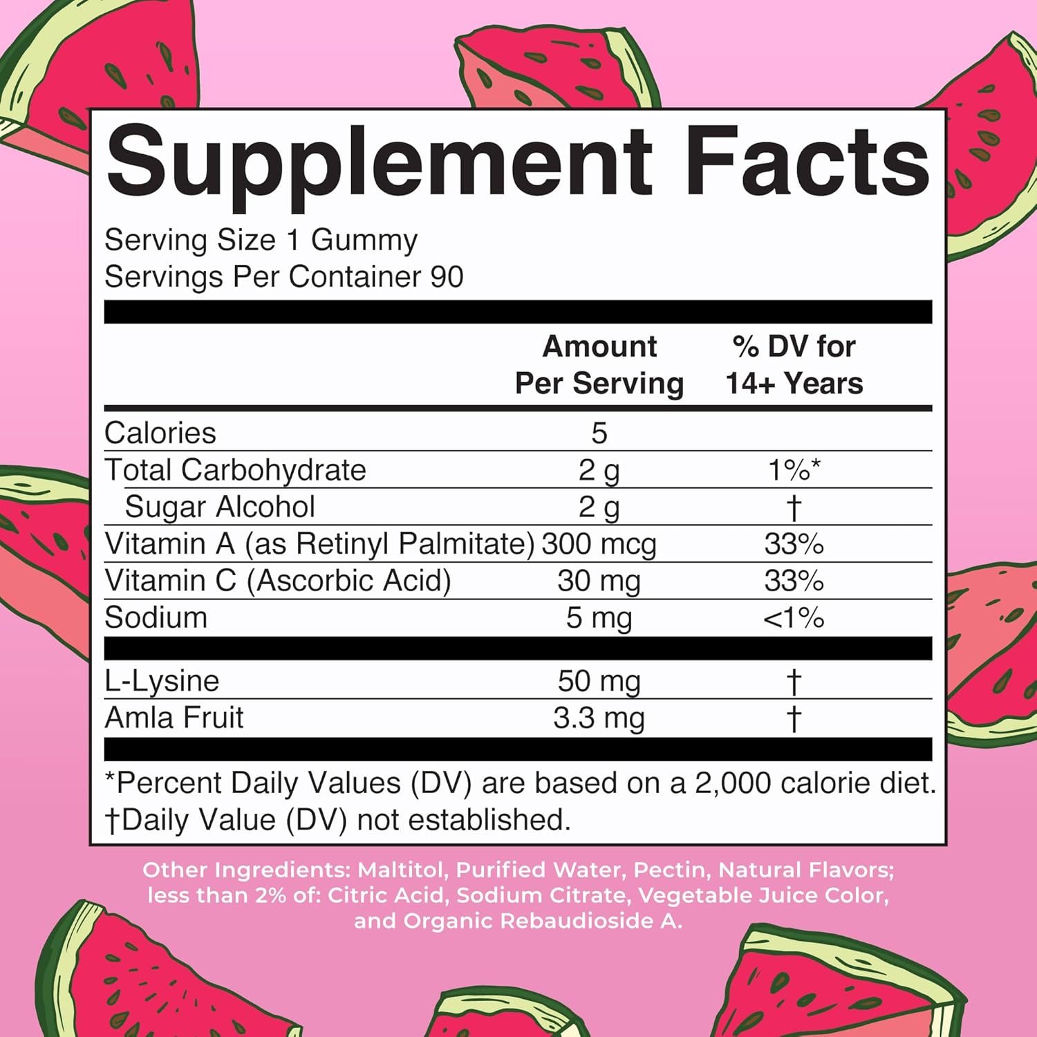 MaryRuth's Vegan Collagen Gummies - Watermelon Flavor - 90 Gummies - Sunshine Co Op. - #tag1# - #tag2# - #tag3# - #tag4#