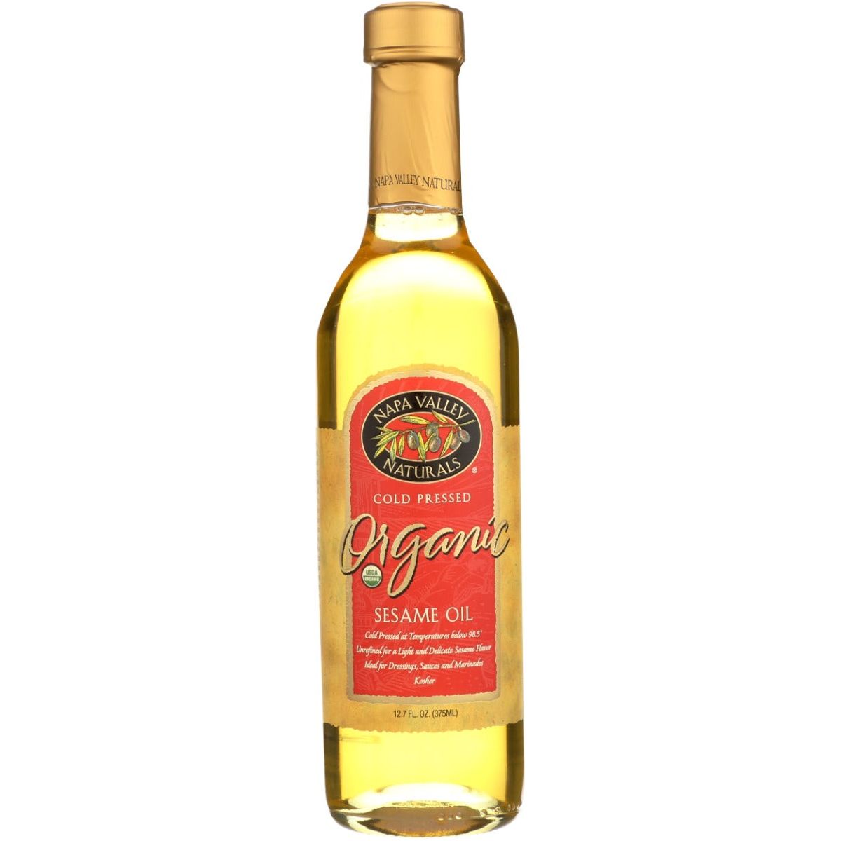 NAPA VALLEY NATURALS: Organic Cold Pressed Sesame Oil, 12.7 fo - #tag1# - #tag2#