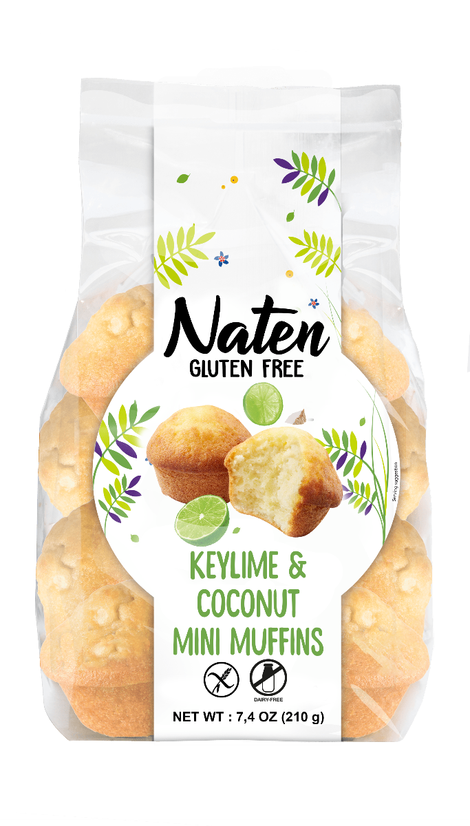 NATEN GLUTEN FREE: Keylime and Coconut Mini Muffins, 7.4 oz - #tag1# - #tag2#