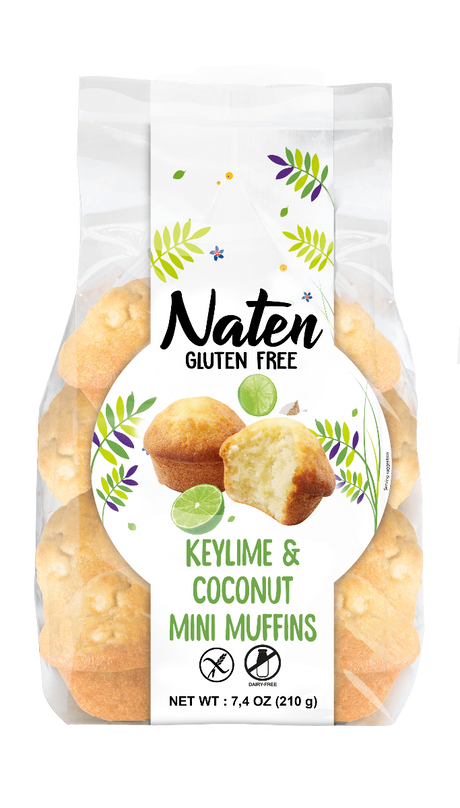 NATEN GLUTEN FREE: Keylime and Coconut Mini Muffins, 7.4 oz - #tag1# - #tag2#