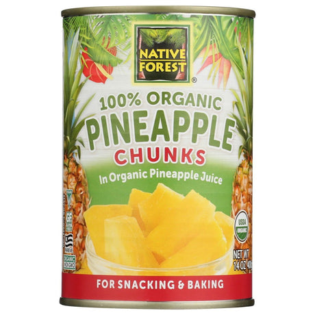 NATIVE FOREST: Organic Pineapple Chunks, 14 oz - Sunshine Co Op. - #tag1# - #tag2# - #tag3# - #tag4#