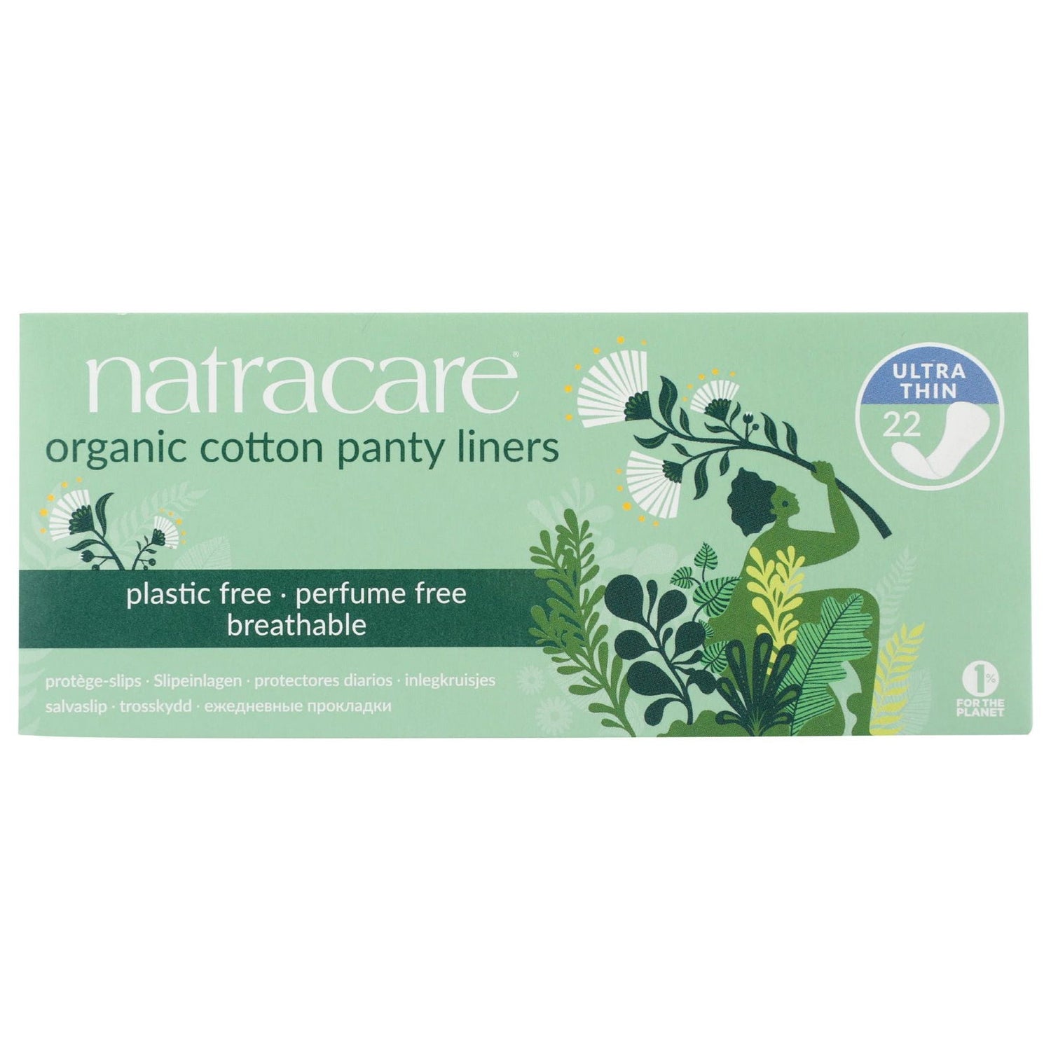 NATRACARE: Ultra Thin Panty Liners, 22 pc - #tag1# - #tag2#
