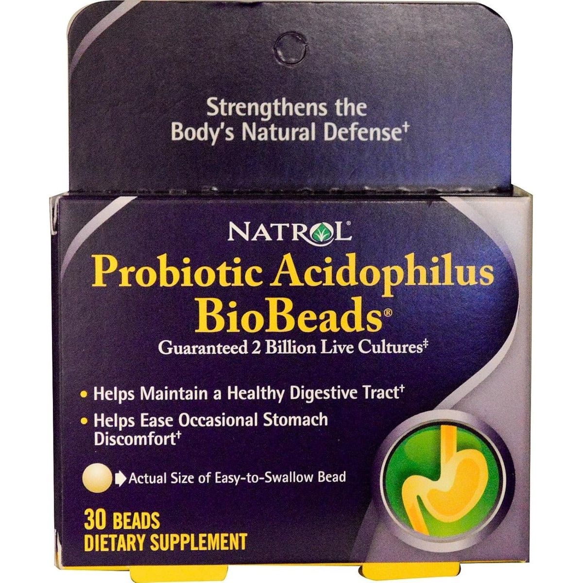 NATROL: Acidophilus Biobeads Probiotic, 30 cp - #tag1# - #tag2#