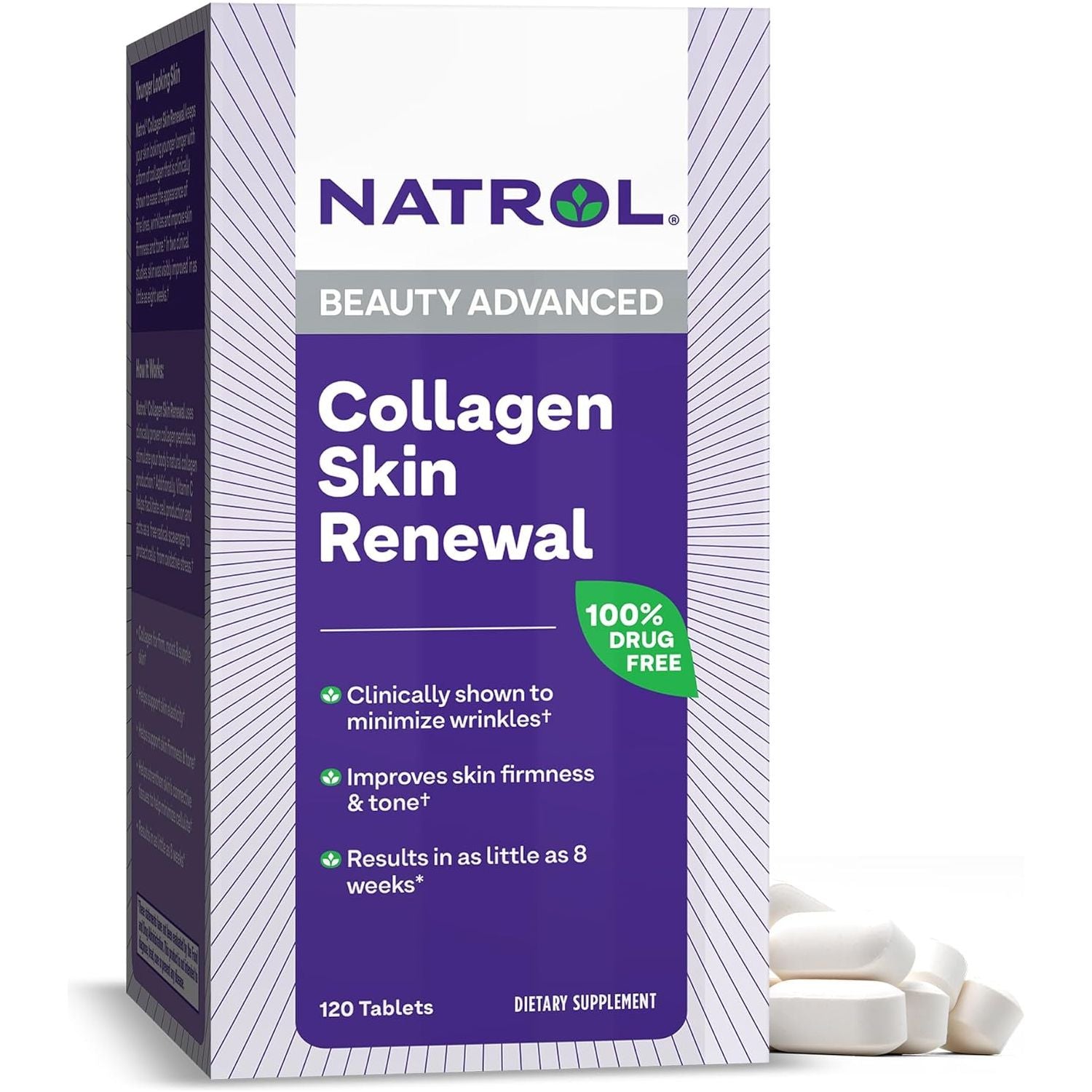 NATROL Collagen Skin Renewal, 120 Tablets - #tag1# - #tag2#