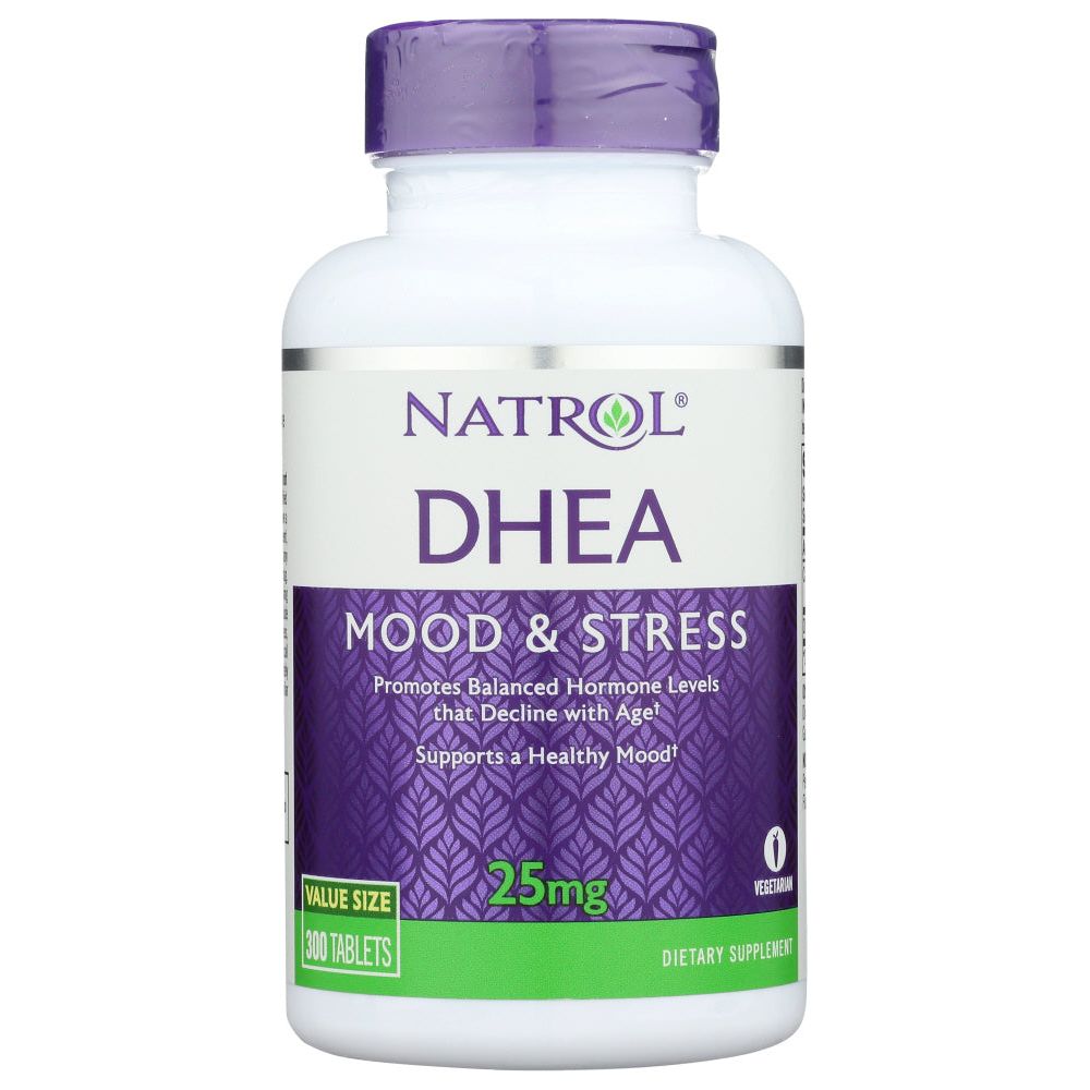 NATROL: Dhea Mood & Stress 25Mg, 300 tb - #tag1# - #tag2#