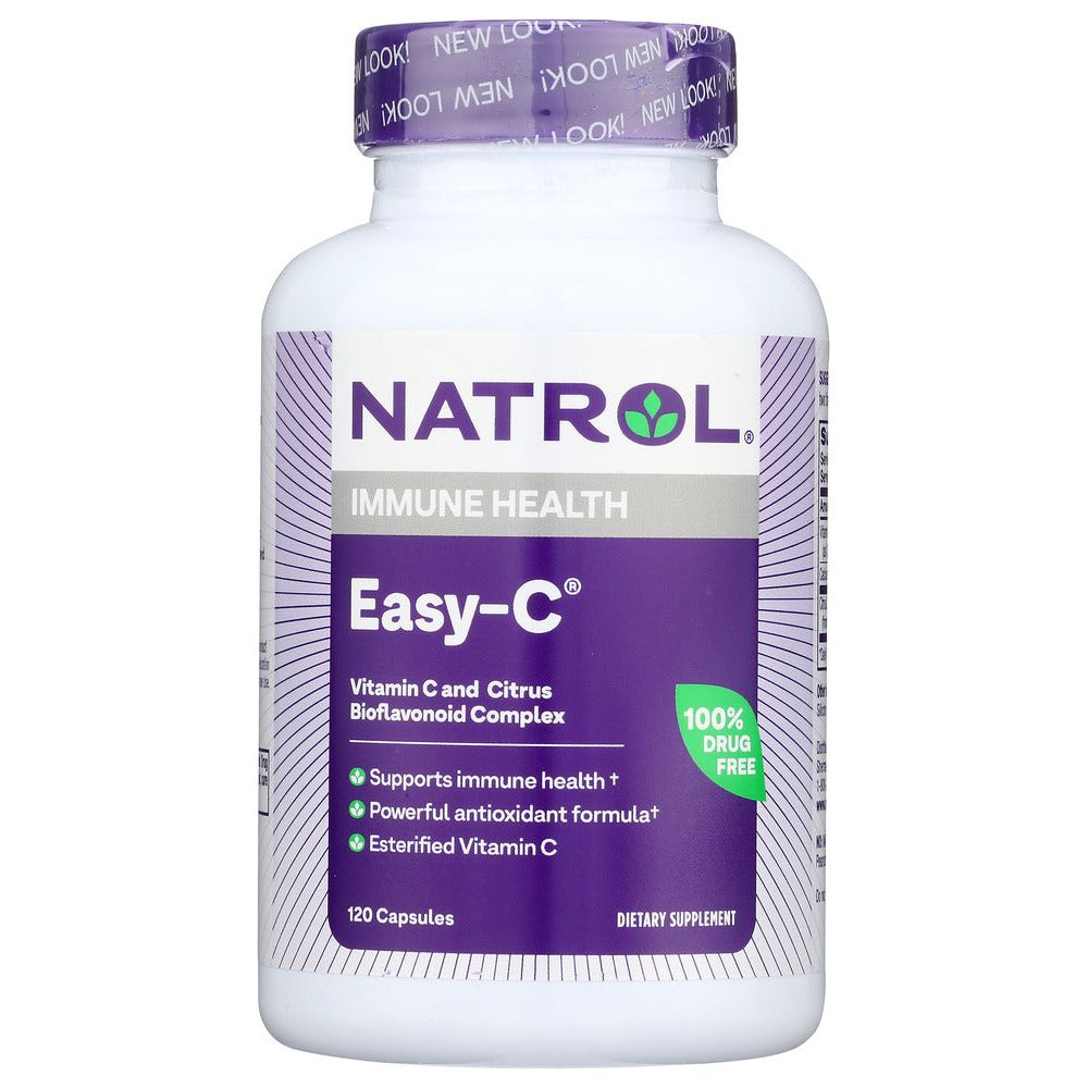 NATROL: Easy-C 500 mg with Bioflavonoids, 120 vcaps - #tag1# - #tag2#