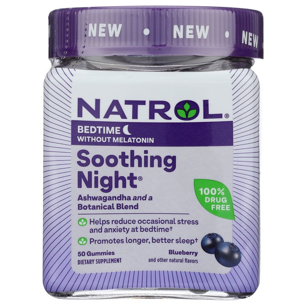 NATROL: Soothing Night Adult Gummy 300mg, 50 pc - #tag1# - #tag2#