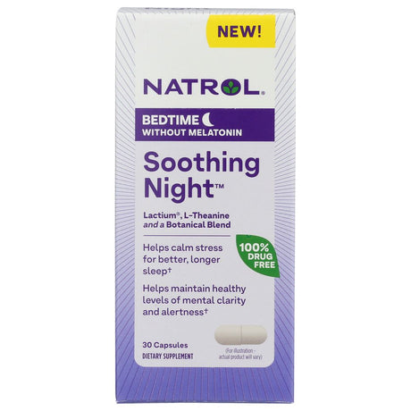 NATROL: Soothing Night Blueberry Gummies, 30 cp - #tag1# - #tag2#