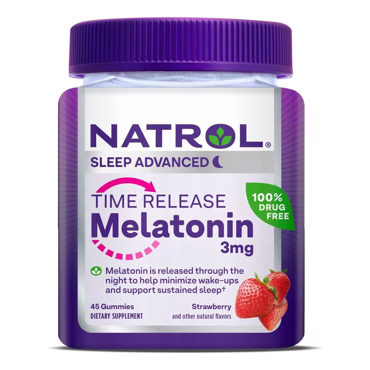 NATROL: Time Release Melatonin Gummy 3mg, 45 pc - #tag1# - #tag2#