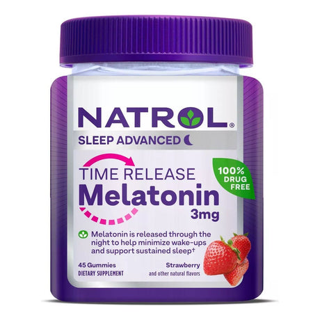 NATROL: Time Release Melatonin Gummy 3mg, 45 pc - #tag1# - #tag2#