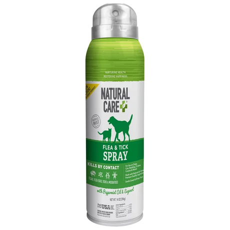 NATURAL CARE: Flea and Tick Spray For Dogs and Cats, 14 oz - #tag1# - #tag2#