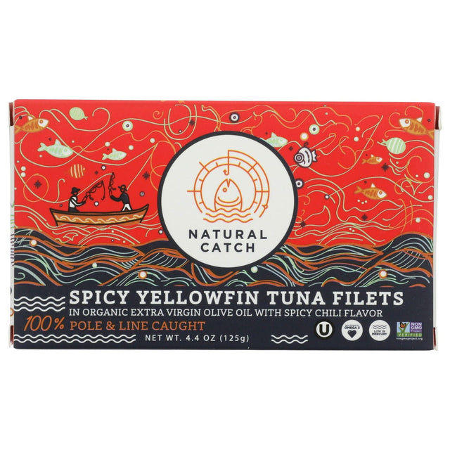 NATURAL CATCH: Tuna Spicy Chili, 4.4 oz - #tag1# - #tag2#
