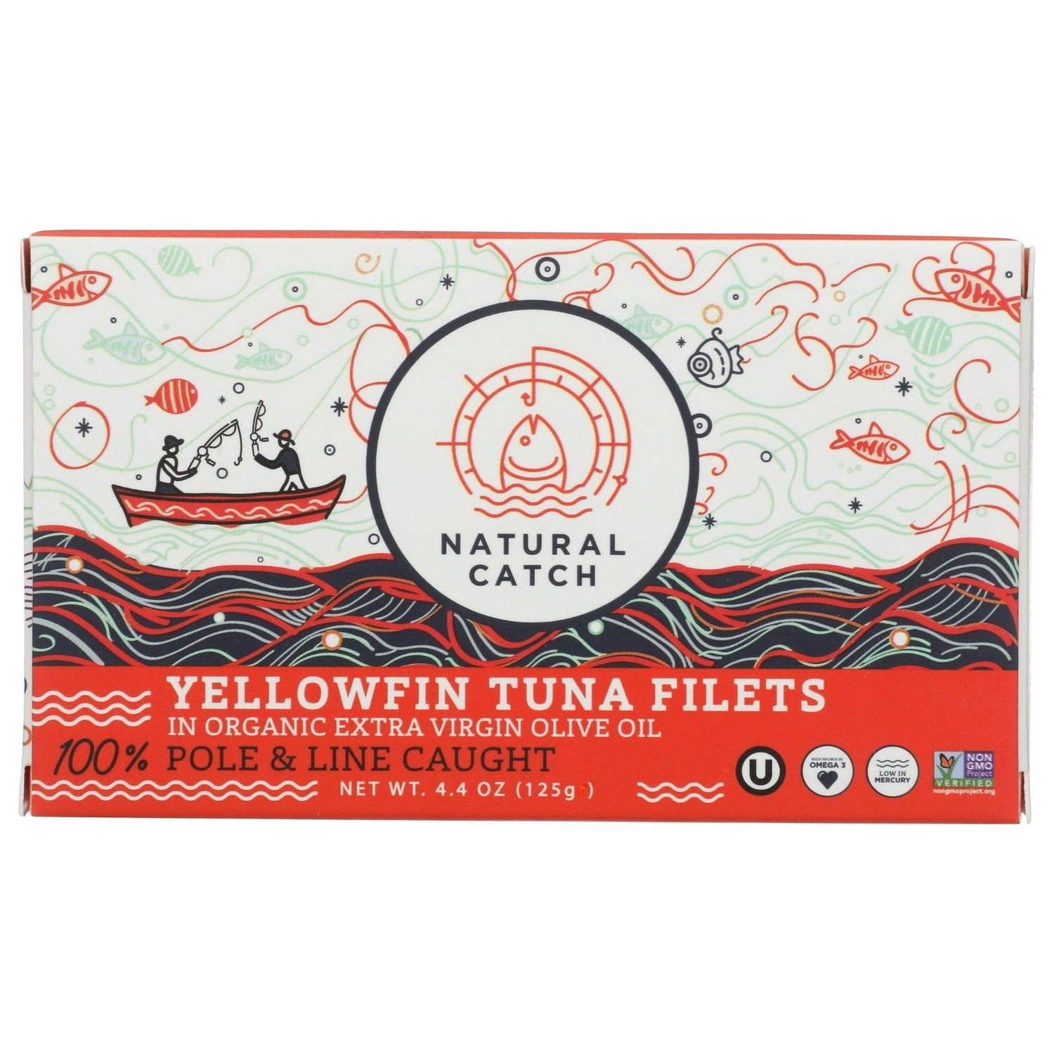 NATURAL CATCH: Tuna Yellowfin In Olive Oil, 4.4 oz - #tag1# - #tag2#