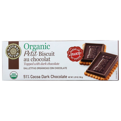 NATURAL NECTAR: Biscuit Petit Dark Choco, 5.29 oz - #tag1# - #tag2#