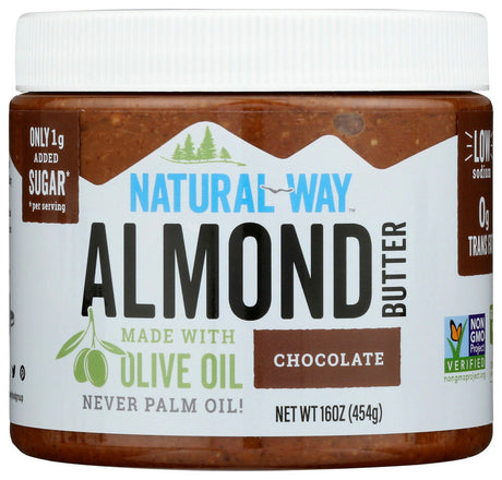 NATURAL WAY: Chocolate Almond Butter Olive Oil, 16 oz - #tag1# - #tag2#