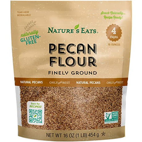 NATURES EATS: Flour Pecan, 16 oz - #tag1# - #tag2#