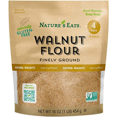 NATURES EATS: Flour Walnut, 16 oz - #tag1# - #tag2#