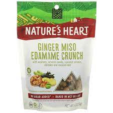 NATURES HEART: Crunch Edamme Miso Gngr, 4 oz - #tag1# - #tag2#