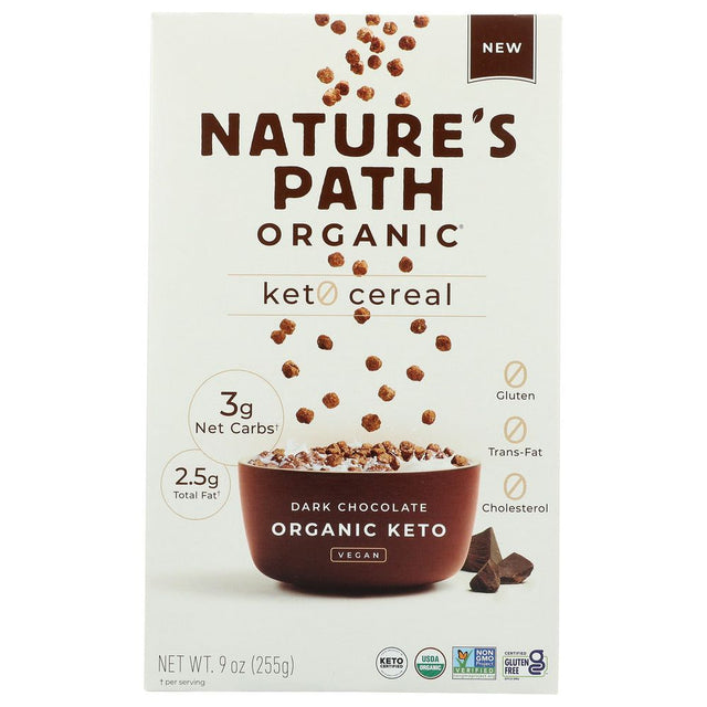 NATURES PATH: Dark Chocolate Keto Cereal, 9 oz - #tag1# - #tag2#