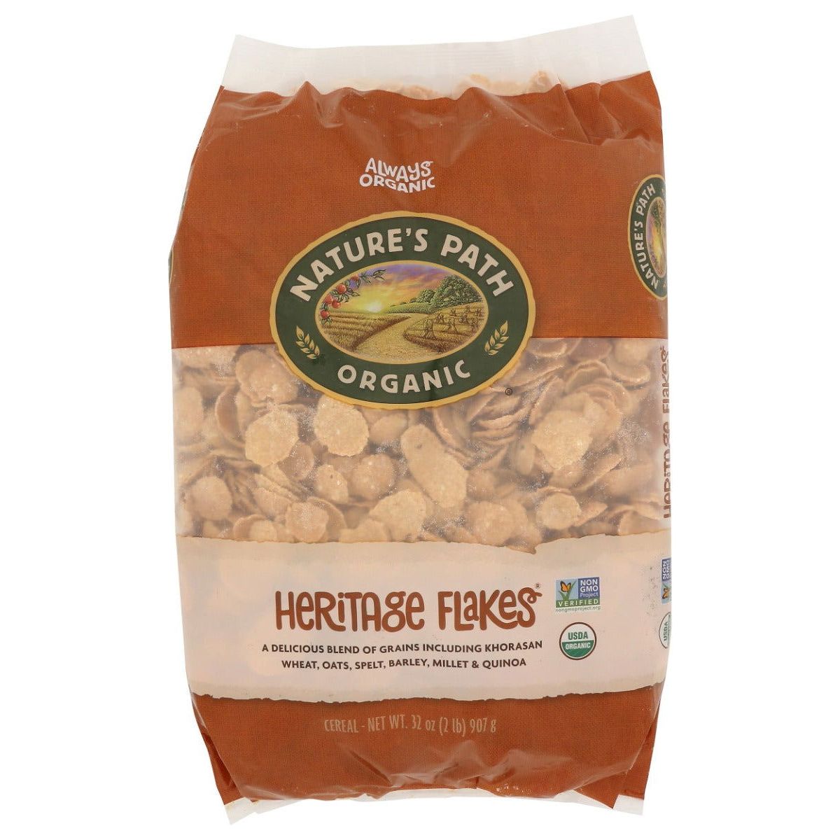 NATURES PATH: Heritage Flakes Cereal, 32 oz - Sunshine Co Op. - #tag1# - #tag2# - #tag3# - #tag4#