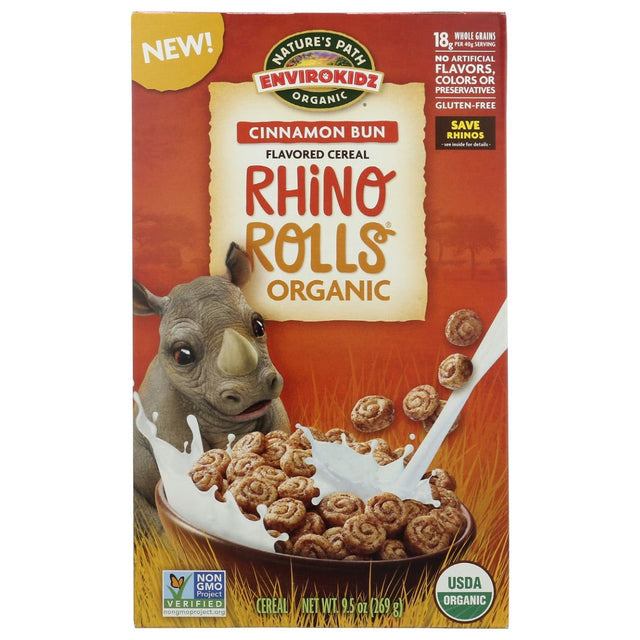NATURES PATH: Rhino Rolls Cinnamon Cereal, 9.5 oz - #tag1# - #tag2#