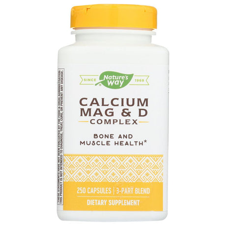 NATURES WAY: Calcium Magnesium Vitamin D, 250 cp - #tag1# - #tag2#
