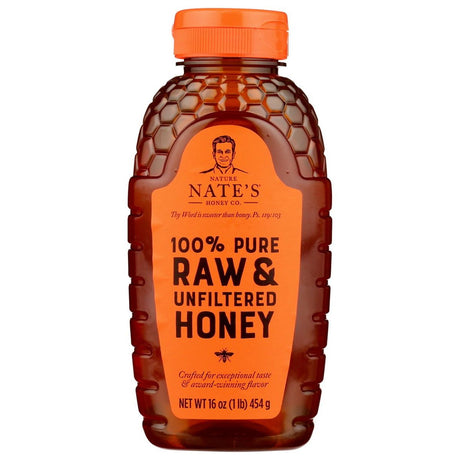 NATURE NATES: Raw and Unfiltered Honey, 16 oz - Sunshine Co Op. - #tag1# - #tag2# - #tag3# - #tag4#