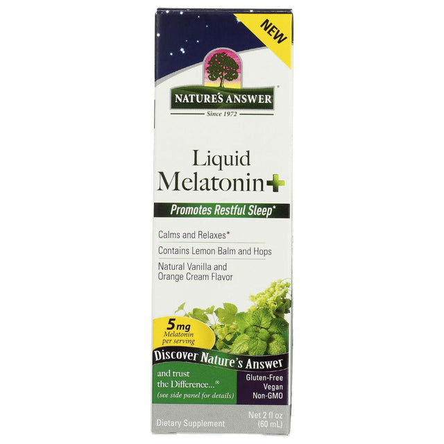 NATURE'S ANSWER: Melatonin 5mg Plus, 2 fo - #tag1# - #tag2#