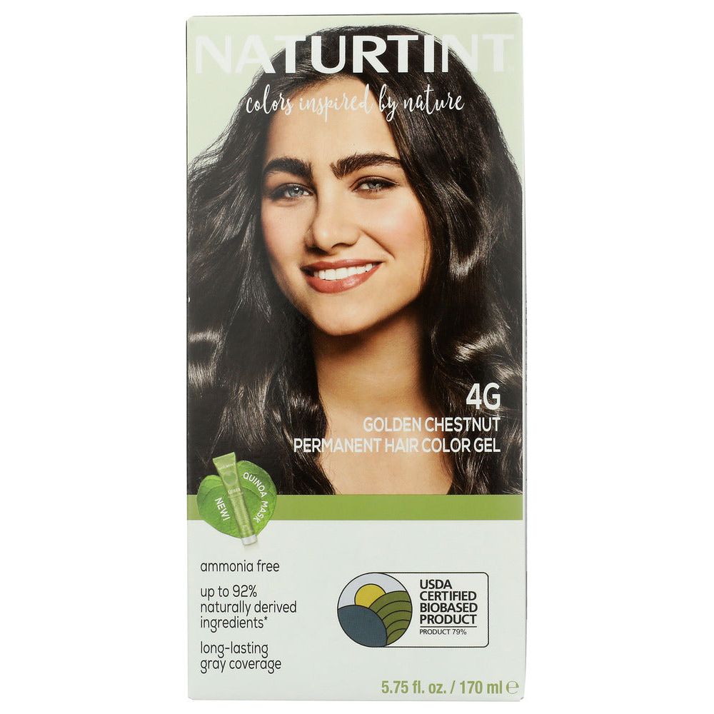 NATURTINT: Permanent Hair Color 4G Golden Chestnut, 5.28 oz - #tag1# - #tag2#