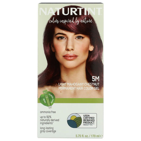 NATURTINT: Permanent Hair Color 5M Light Mahogany Chestnut, 5.28 oz - #tag1# - #tag2#