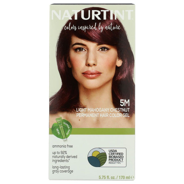 NATURTINT: Permanent Hair Color 5M Light Mahogany Chestnut, 5.28 oz - #tag1# - #tag2#