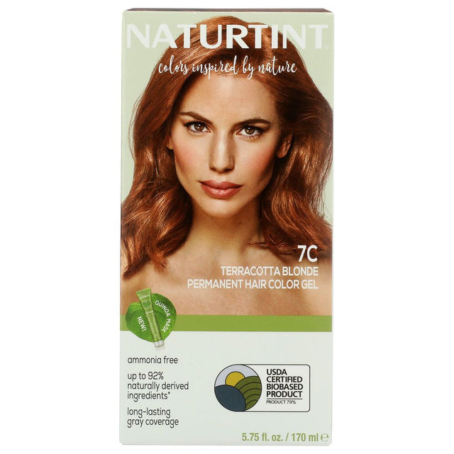 NATURTINT: Permanent Hair Color 7C Terracotta Blonde, 5.28 oz - #tag1# - #tag2#