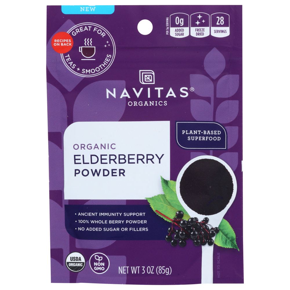 NAVITAS: Elderberry Powder, 3 oz - #tag1# - #tag2#