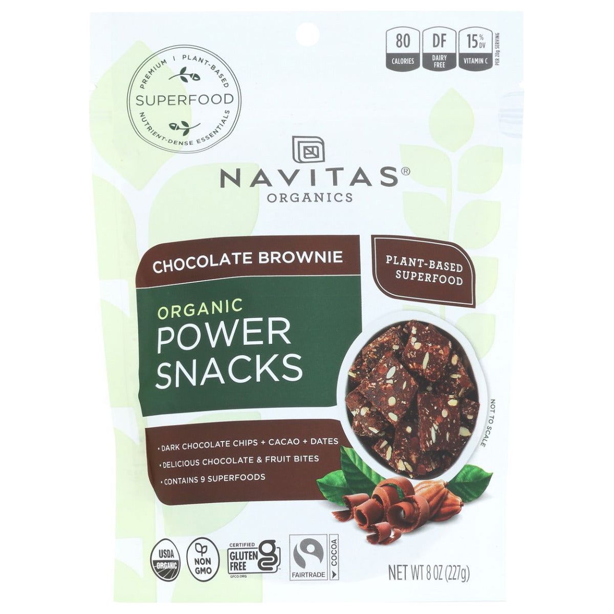 NAVITAS: Power Snacks Chocolate Cacao, 8 oz - Sunshine Co Op. - #tag1# - #tag2# - #tag3# - #tag4#
