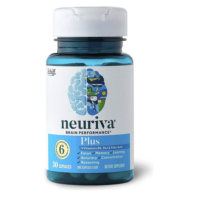 NEURIVA: Plus Brain Health Supplement With Coffee Cherry Extract & Phosphatidylserine, 30 cp - #tag1# - #tag2#