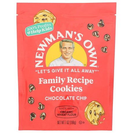 NEWMANS OWN: Chocolate Chip Family Recipe Cookies, 7 oz - Sunshine Co Op. - #tag1# - #tag2# - #tag3# - #tag4#
