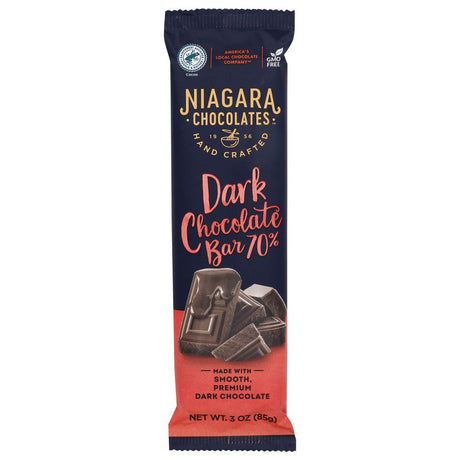 NIAGARA: 70%Dark Chocolate Bar, 3 oz - #tag1# - #tag2#