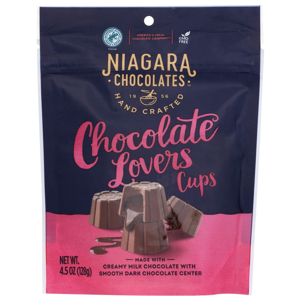 NIAGARA: Chocolate Lovers Cups Stand Up Bag, 4.5 oz - #tag1# - #tag2#