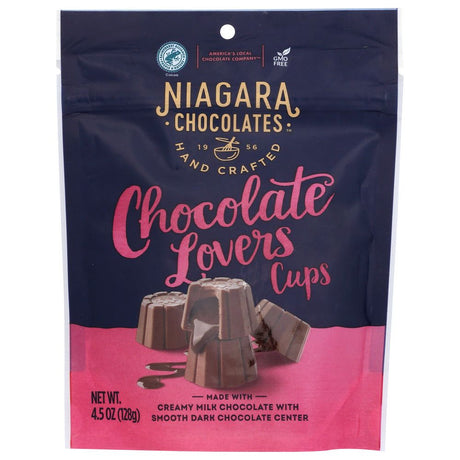 NIAGARA: Chocolate Lovers Cups Stand Up Bag, 4.5 oz - #tag1# - #tag2#