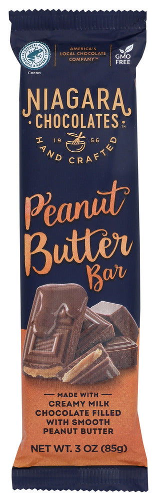 NIAGARA: Milk Chocolate Peanut Butter Bar, 3 oz - #tag1# - #tag2#
