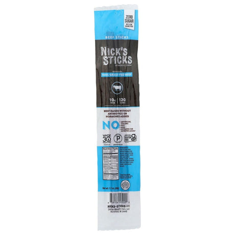 NICKS STICKS: Grass Fed Beef Snack Sticks, 1.7 oz - Sunshine Co Op. - #tag1# - #tag2# - #tag3# - #tag4#